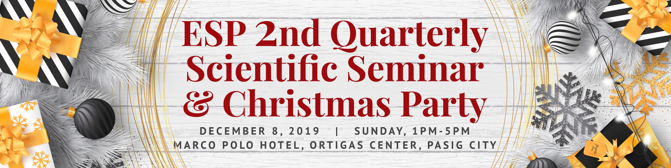 2nd ESP Quarterly Scientific Seminar 2019