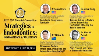 Strategies in Endodontics: Innovations and Strategies | 22nd ESP Biennial Convention